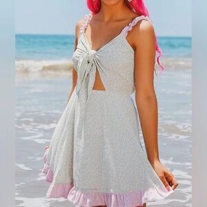 Valfré seafoam green dress